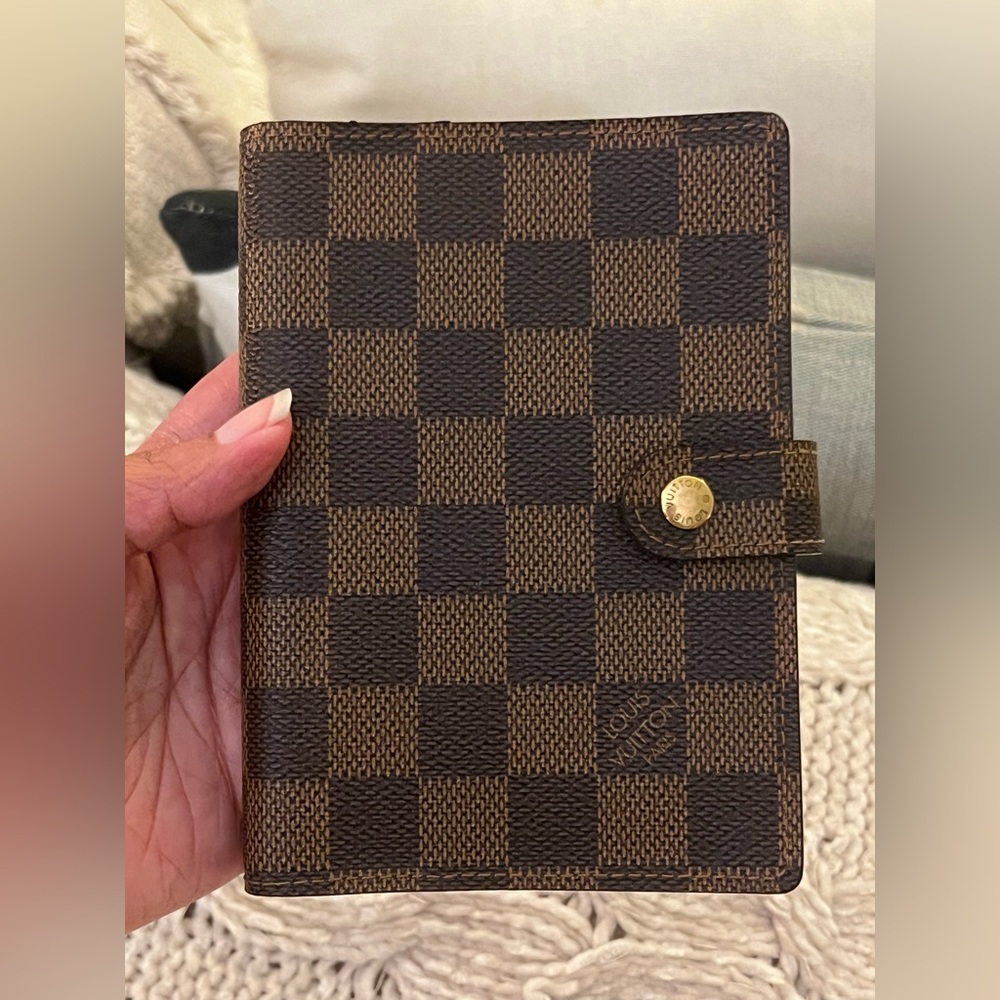 Louis Vuitton Damier Ebene Agenda PM Cover✨